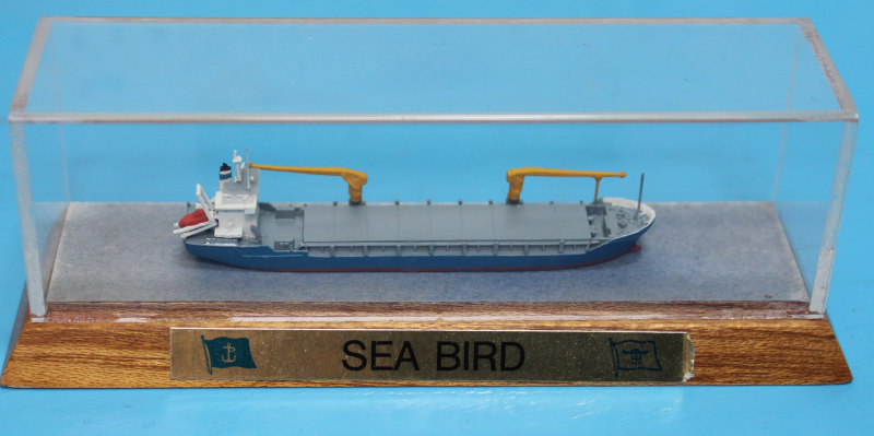 Containerschiff "Sea Bird" (1 St.) DK 1990 Marian Jahnke in Vitrine